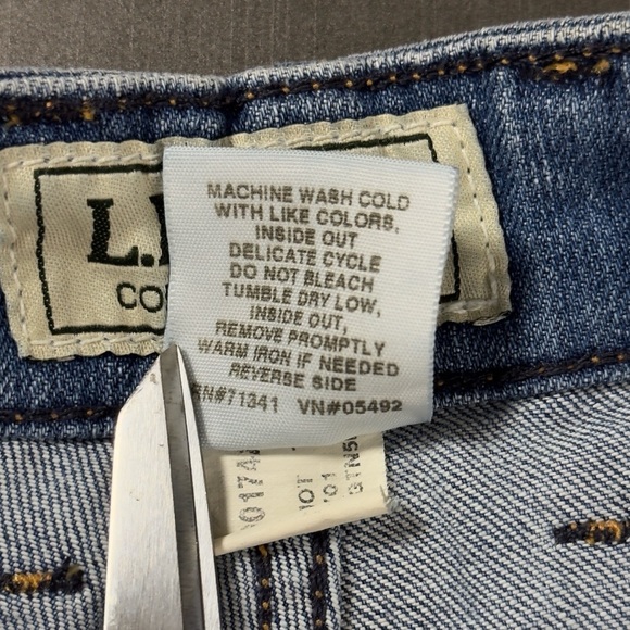 L.L. Bean‎ Faded Stretch Double L Jean CW Misses 12M/T Tall 0GTN5 - Picture 8 of 15
